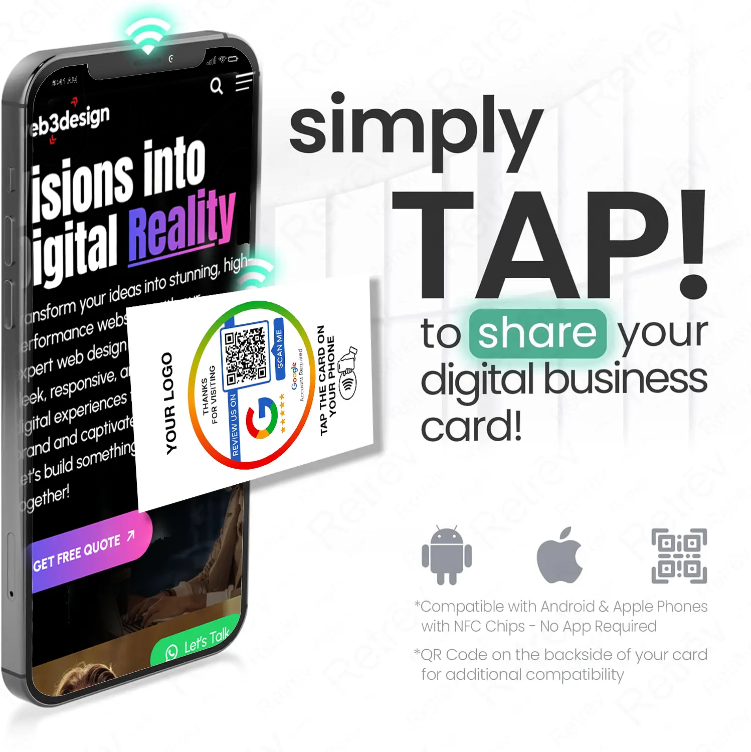 Google Review NFC Card
